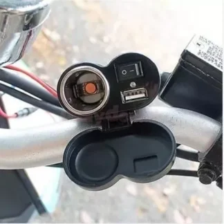 Cargador Toma 12v Usb Gps Celular Adaptador Soporte Fasmotos